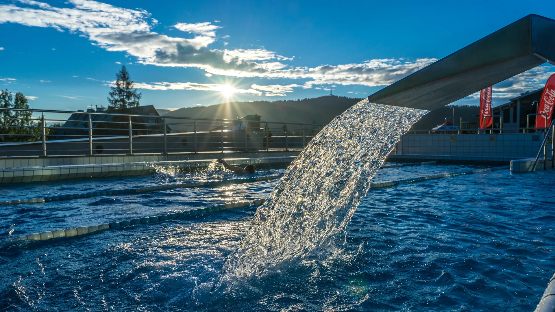 Pools at the Zakopane aquapark