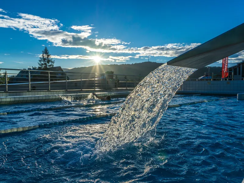 Pools at the Zakopane aquapark