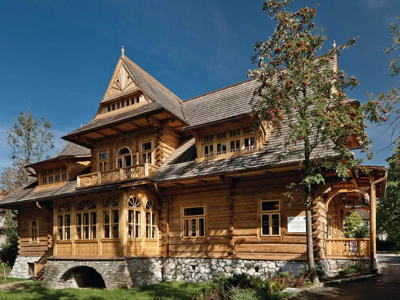 Willa Oksza, a carved wooden villa in the Zakopane Style